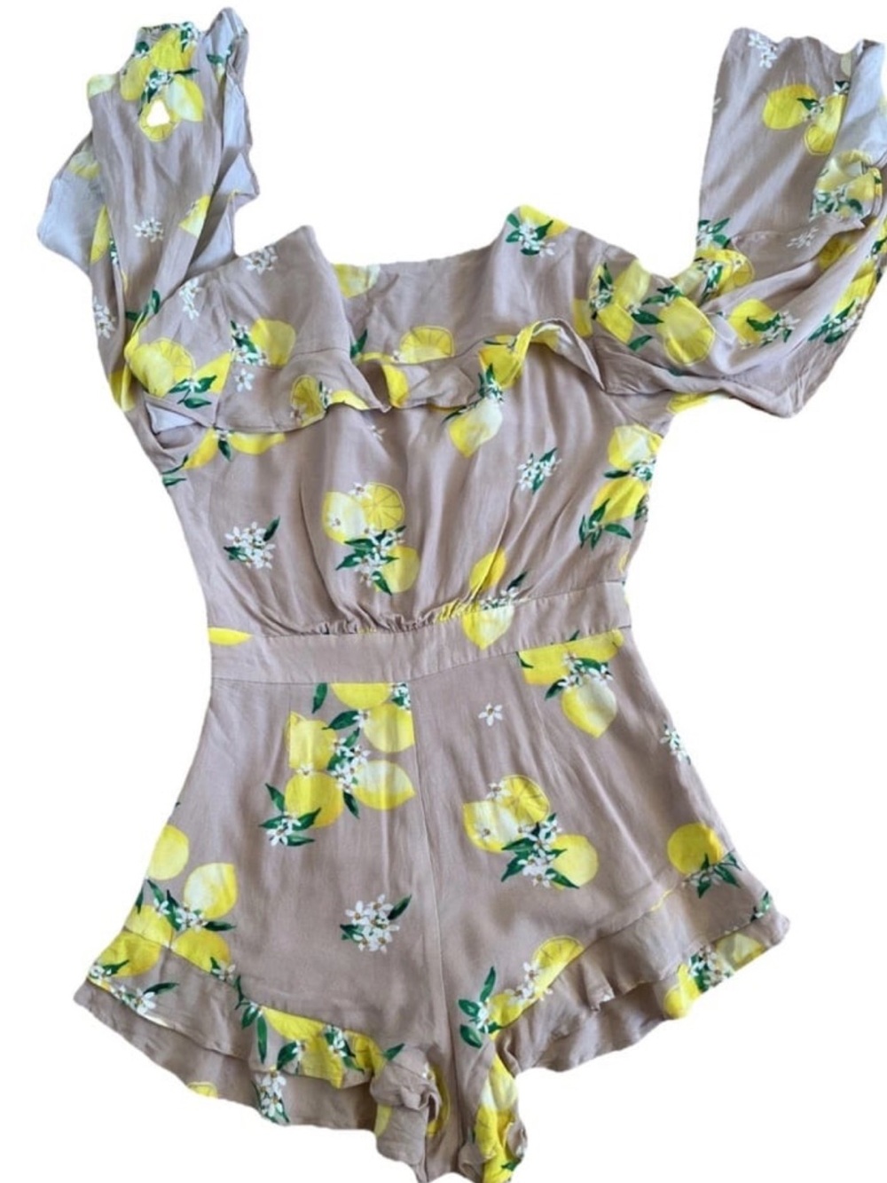 Majorelle Devon Lemon Romper  Size Small - Picture 5 of 7